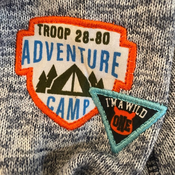 Boys Grey 1/4 Zip Sweater size 3T - Picture 4 of 4